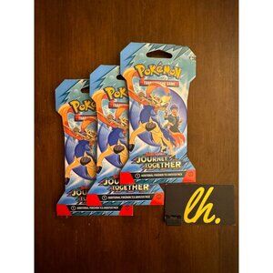 Pokemon Scarlet & Violet Journey Together Sleeved Booster Packs 3 Packs